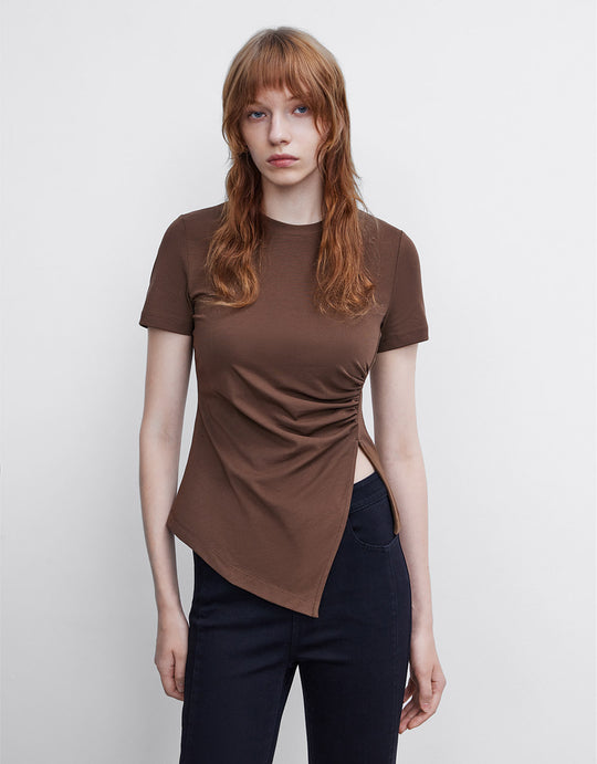 Asymmetrical Hem T-Shirt