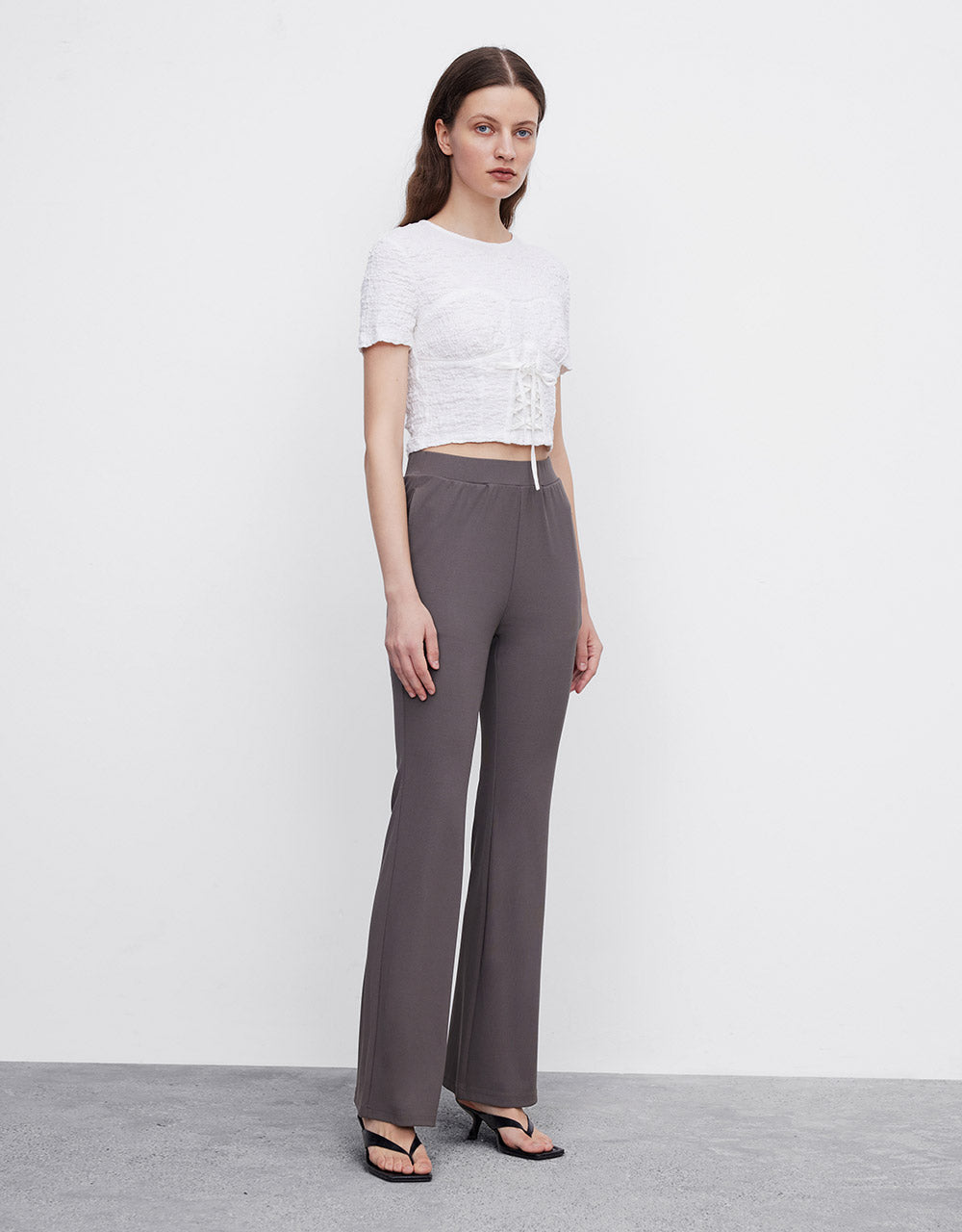 Cotton Flare Pants