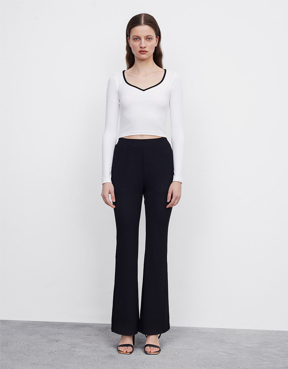 Cotton Flare Pants
