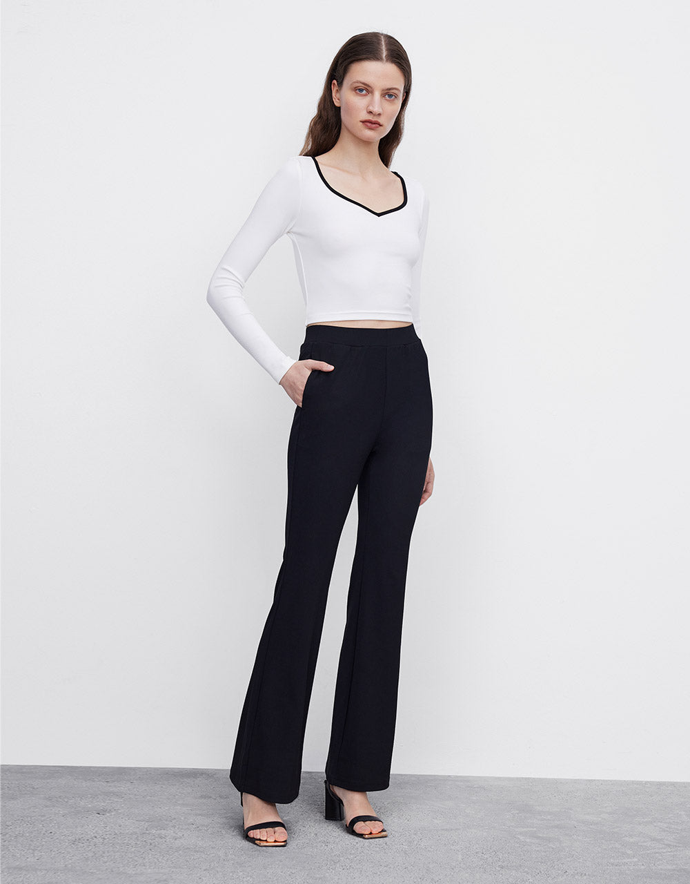 Cotton Flare Pants