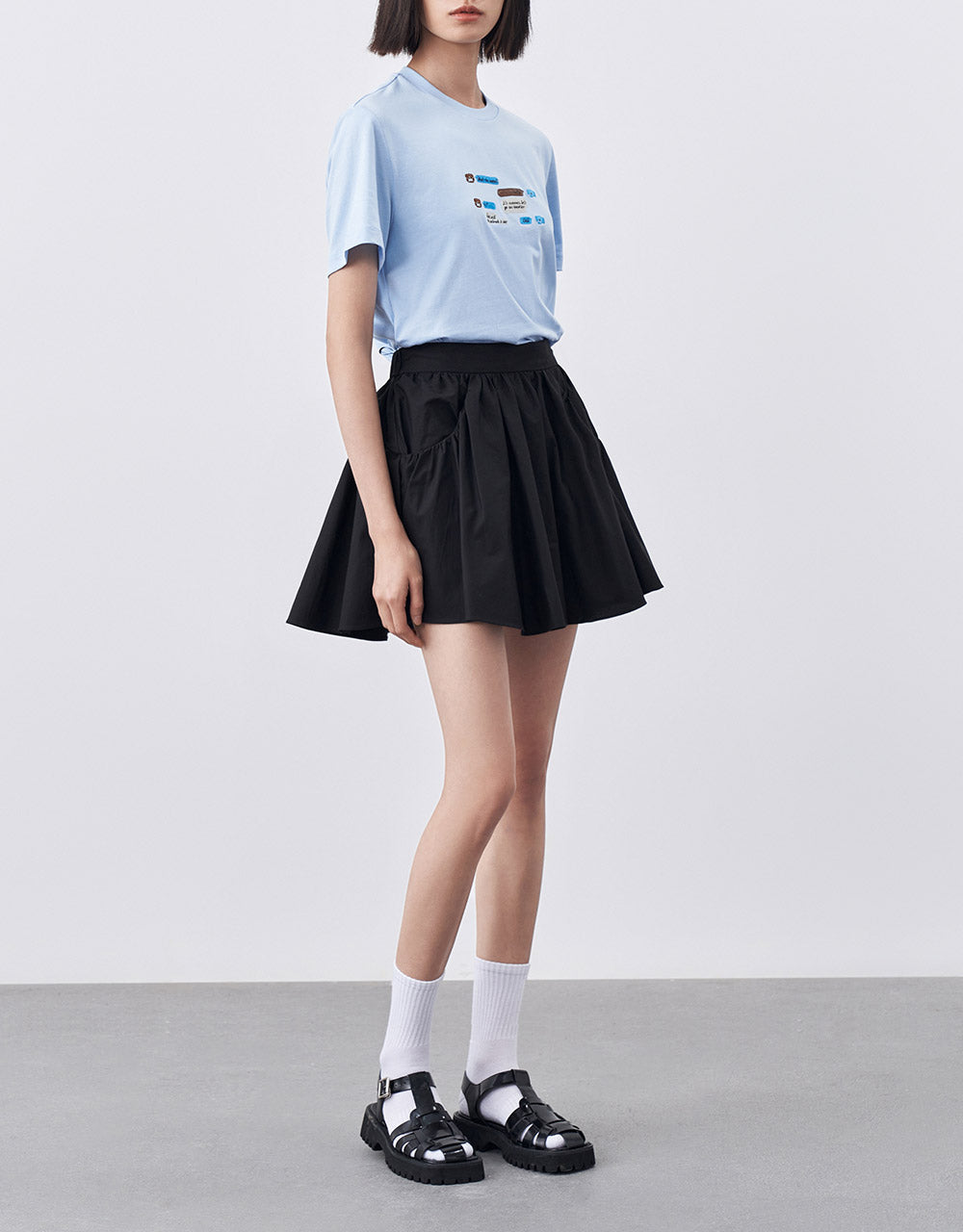 Embroidered Cotton T-Shirt