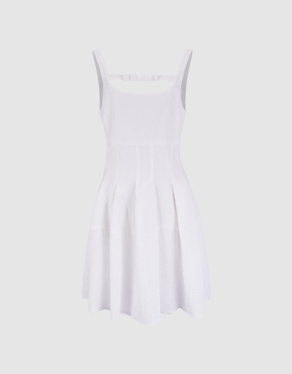Cut Out Pleated Dress