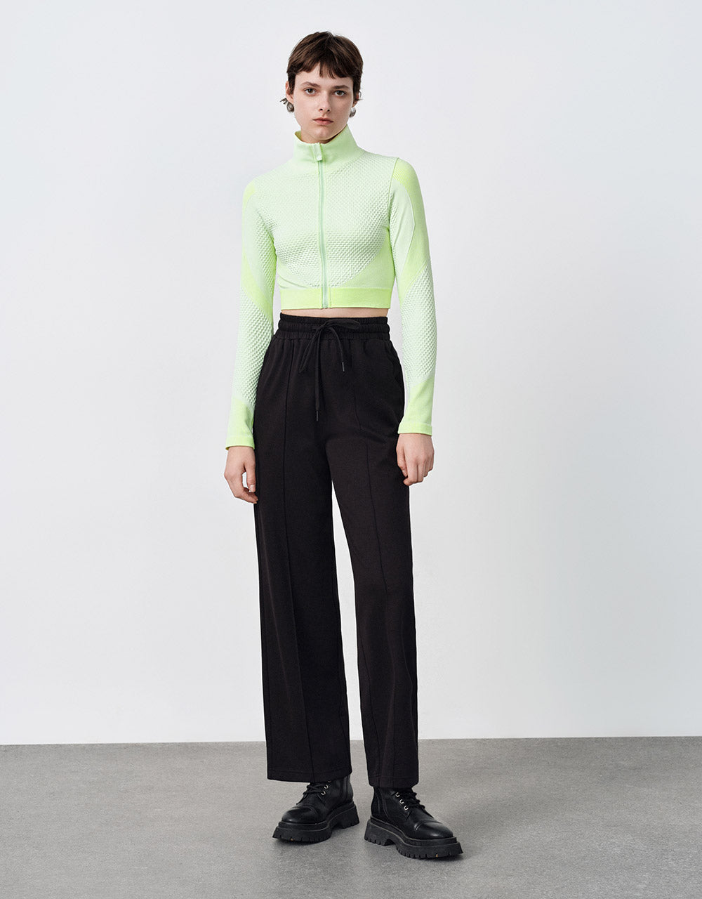 Elastic Waist Cotton Pants
