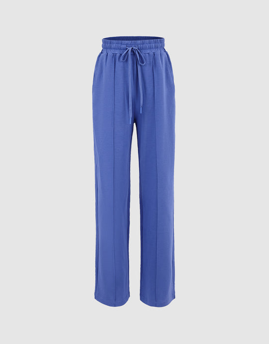 Elastic Waist Cotton Pants