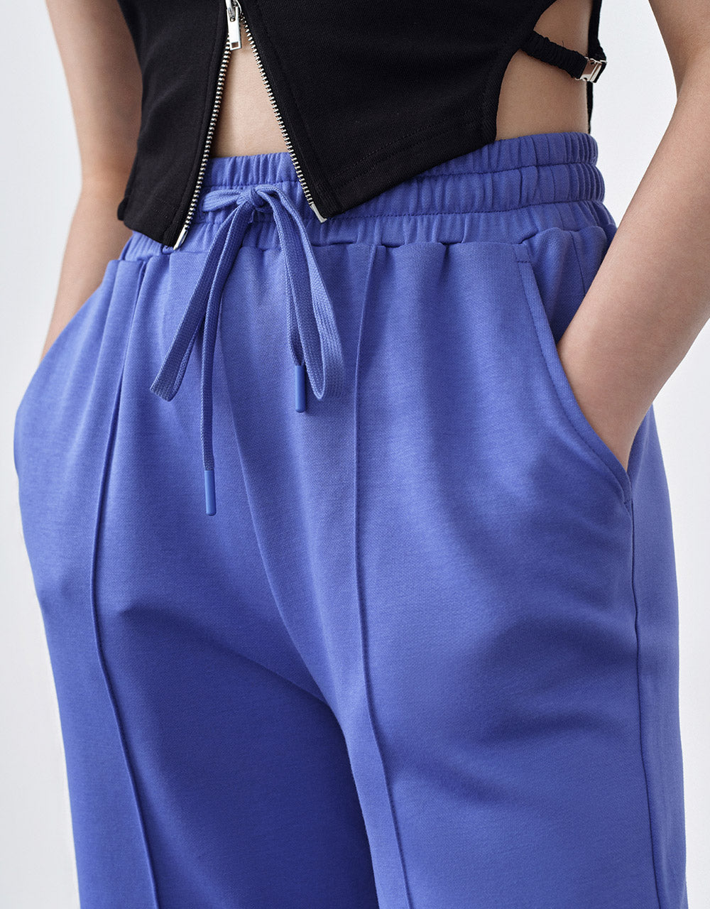 Elastic Waist Cotton Pants
