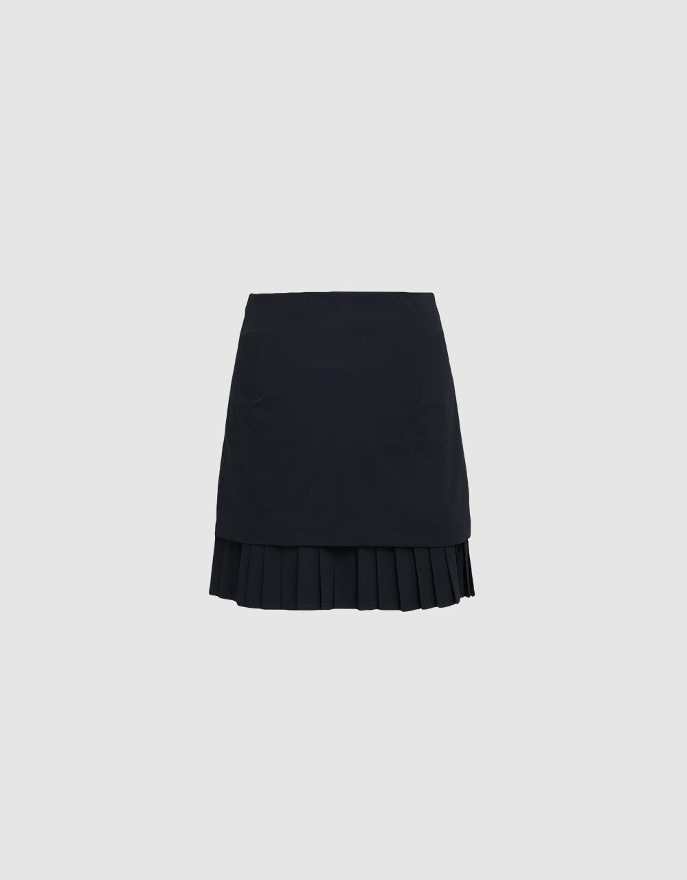Layered Skirt With Pleats