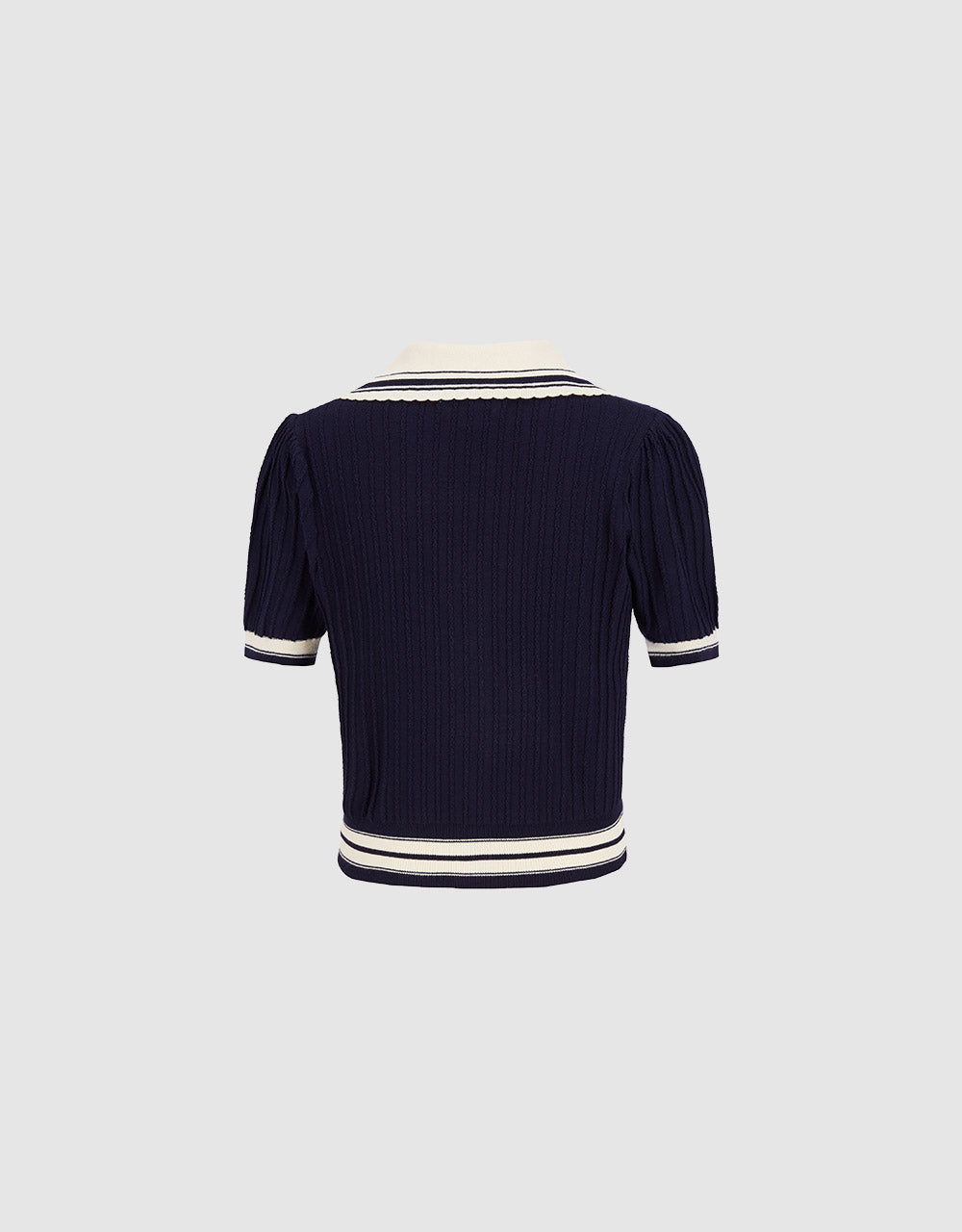 Contrast Trim Cardigan