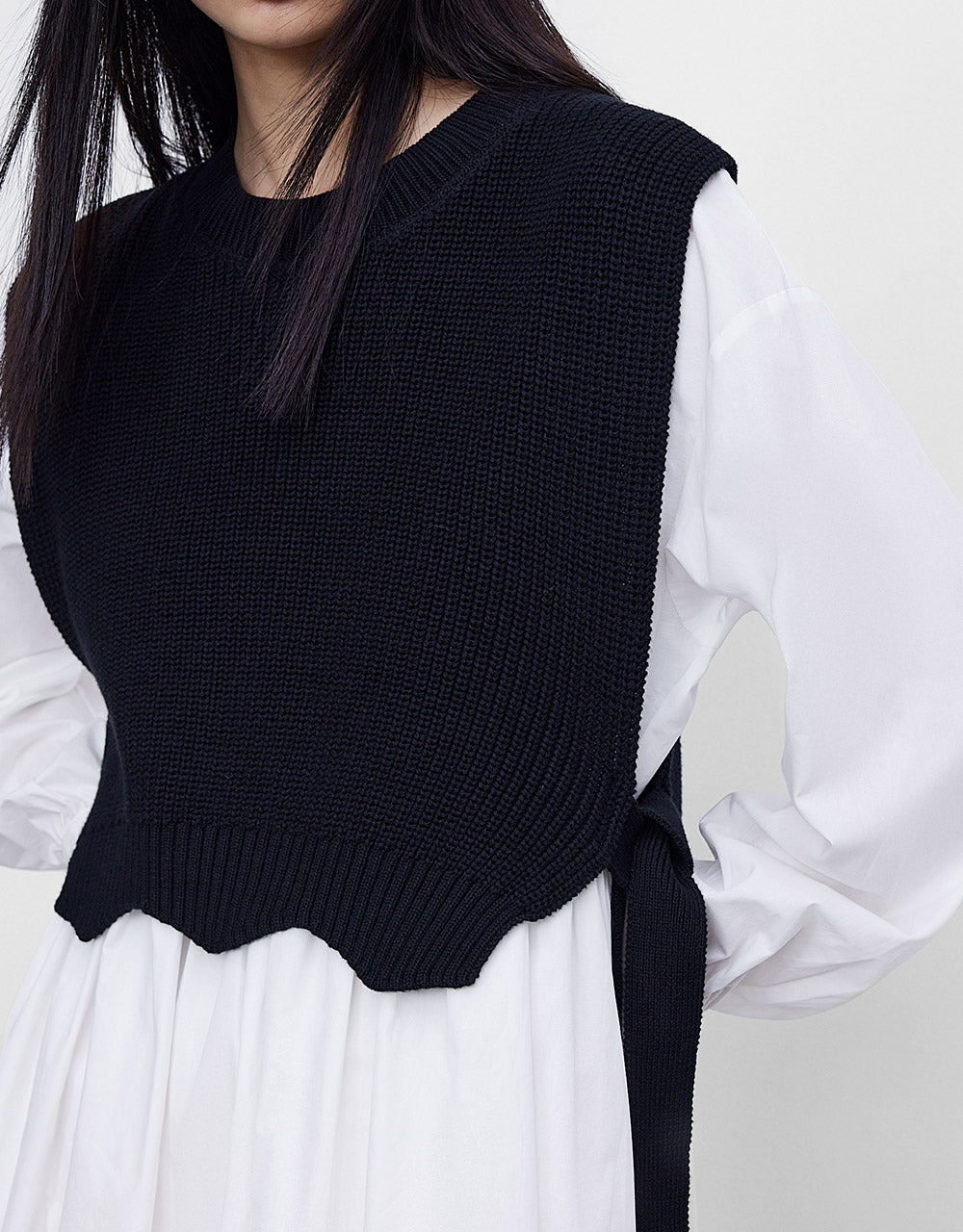 Combination Knit Dress