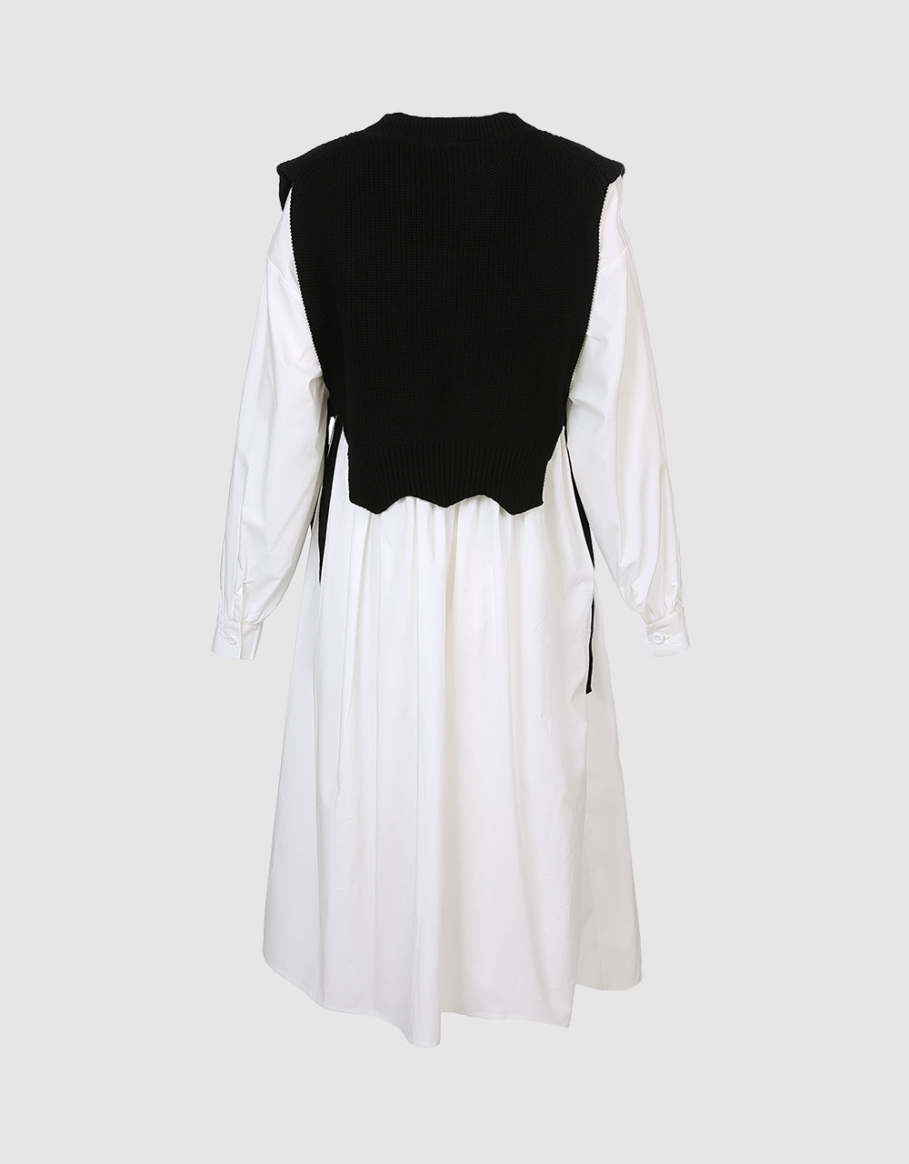 Combination Knit Dress