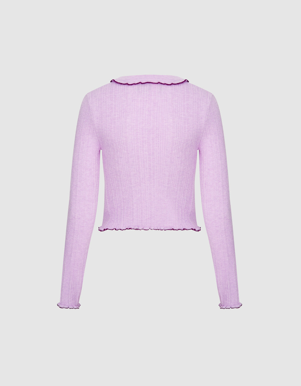 Contrast Trim Cardigan