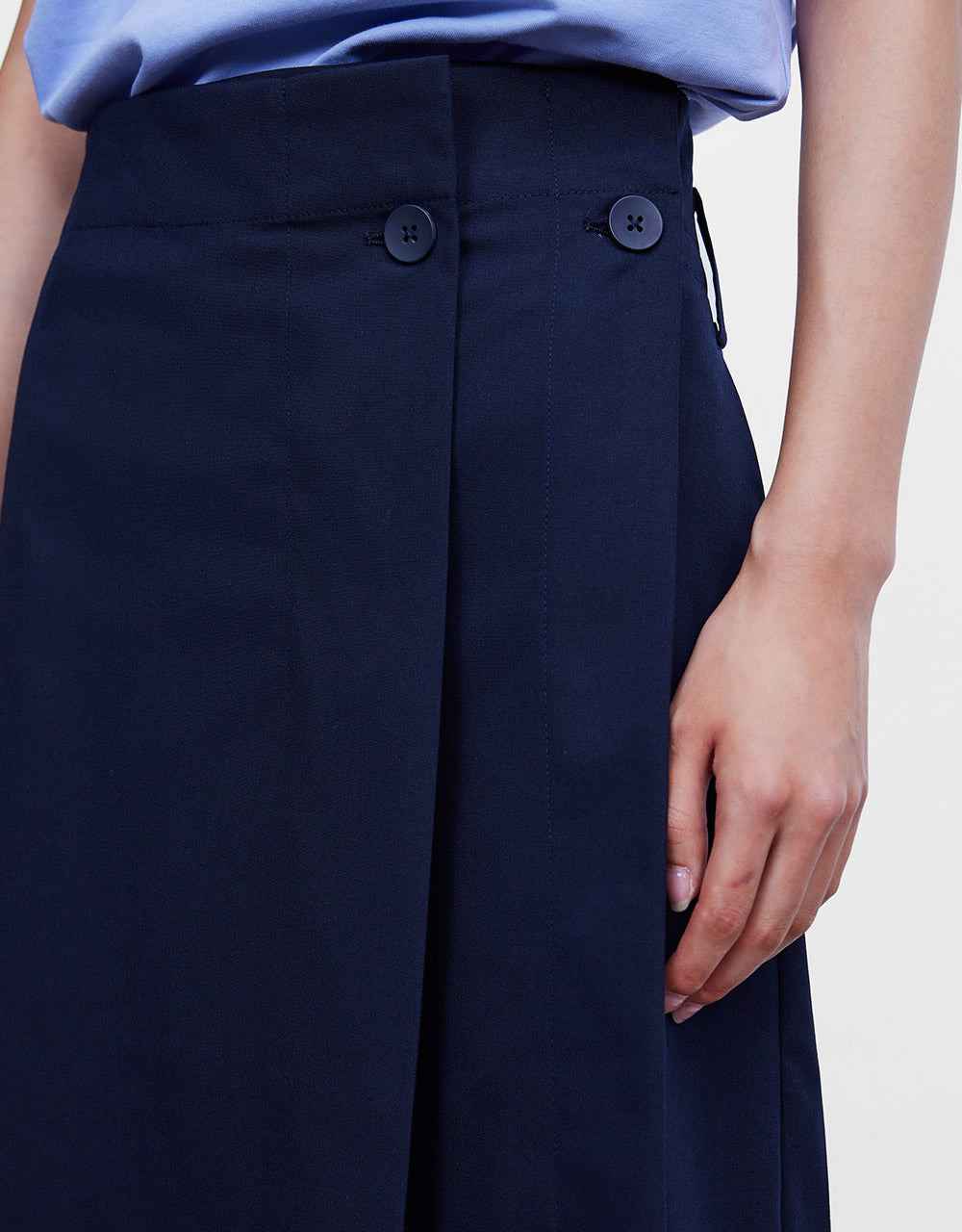 Asymmetrical Wrapped Skirt