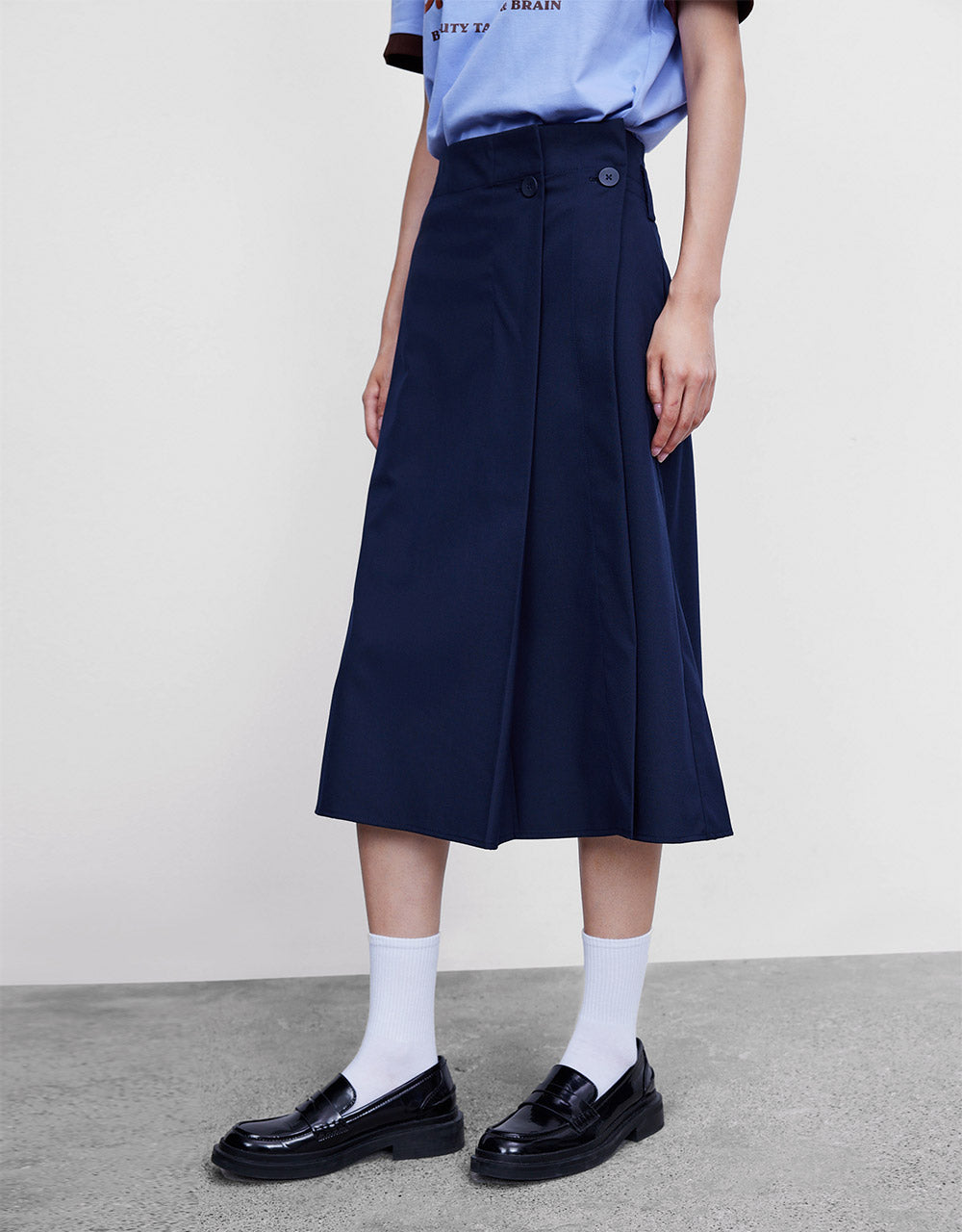 Asymmetrical Wrapped Skirt
