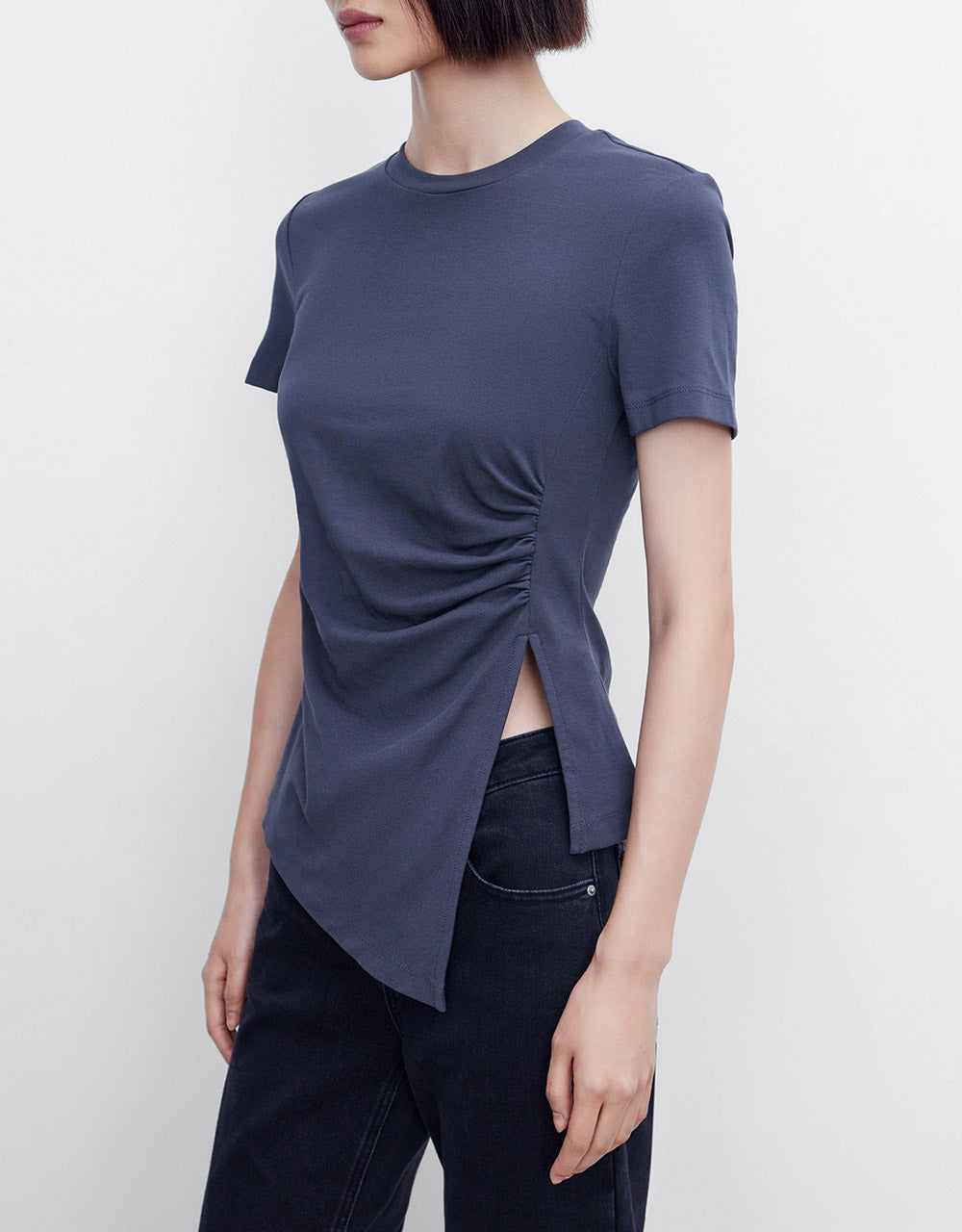 Asymmetrical Hem T-Shirt