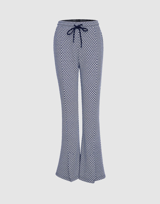 Houndstooth Flare Pants