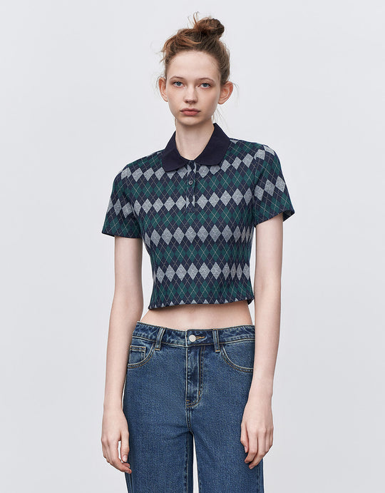 Argyle Polo Shirt
