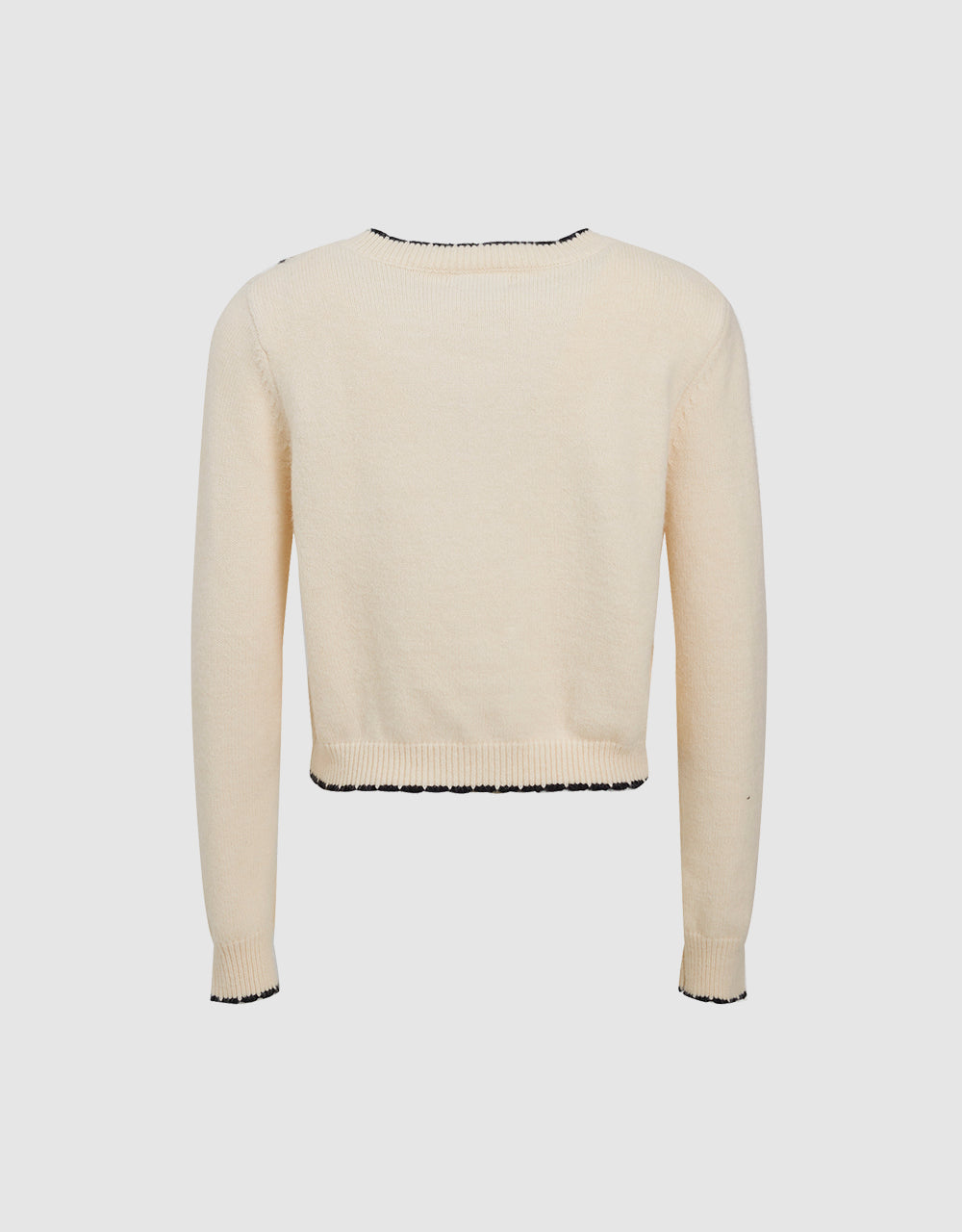 Bow Detail Knit Cardigan