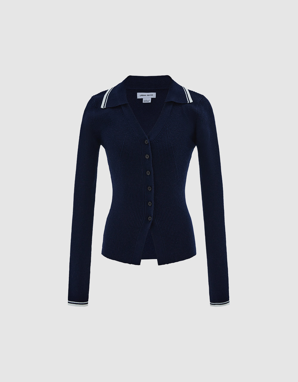 Contrast Trim Knit Top