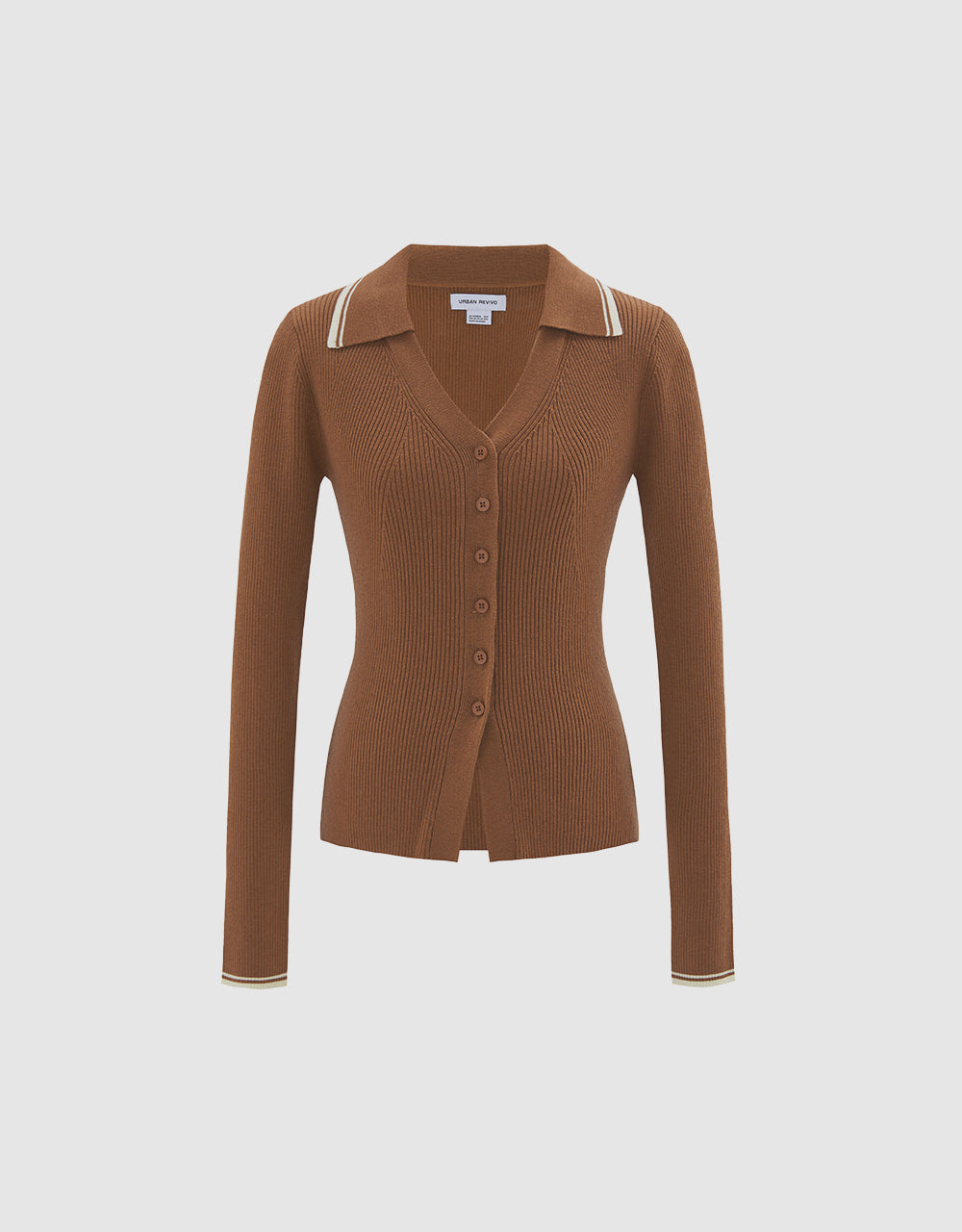 Contrast Trim Knit Top