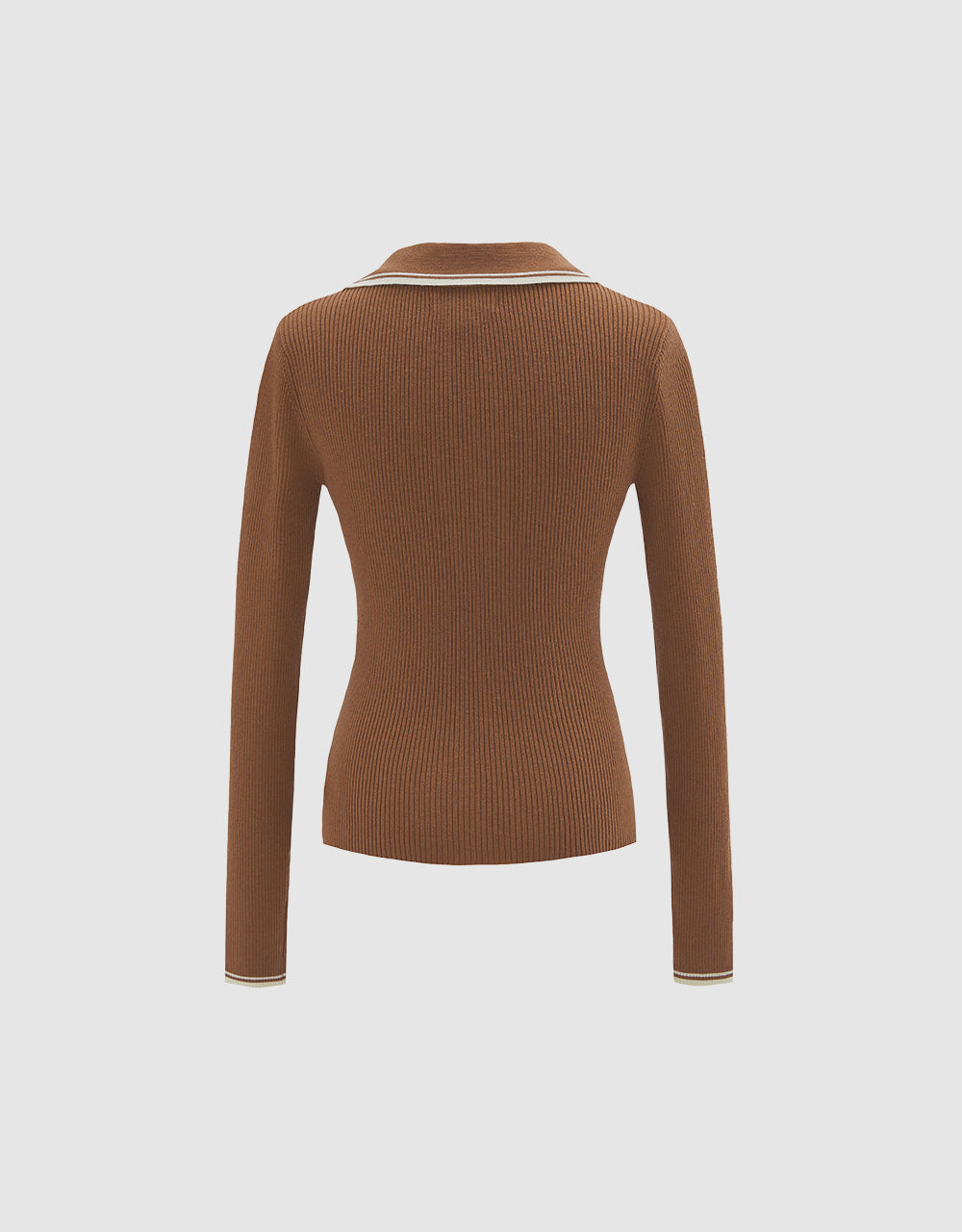 Contrast Trim Knit Top