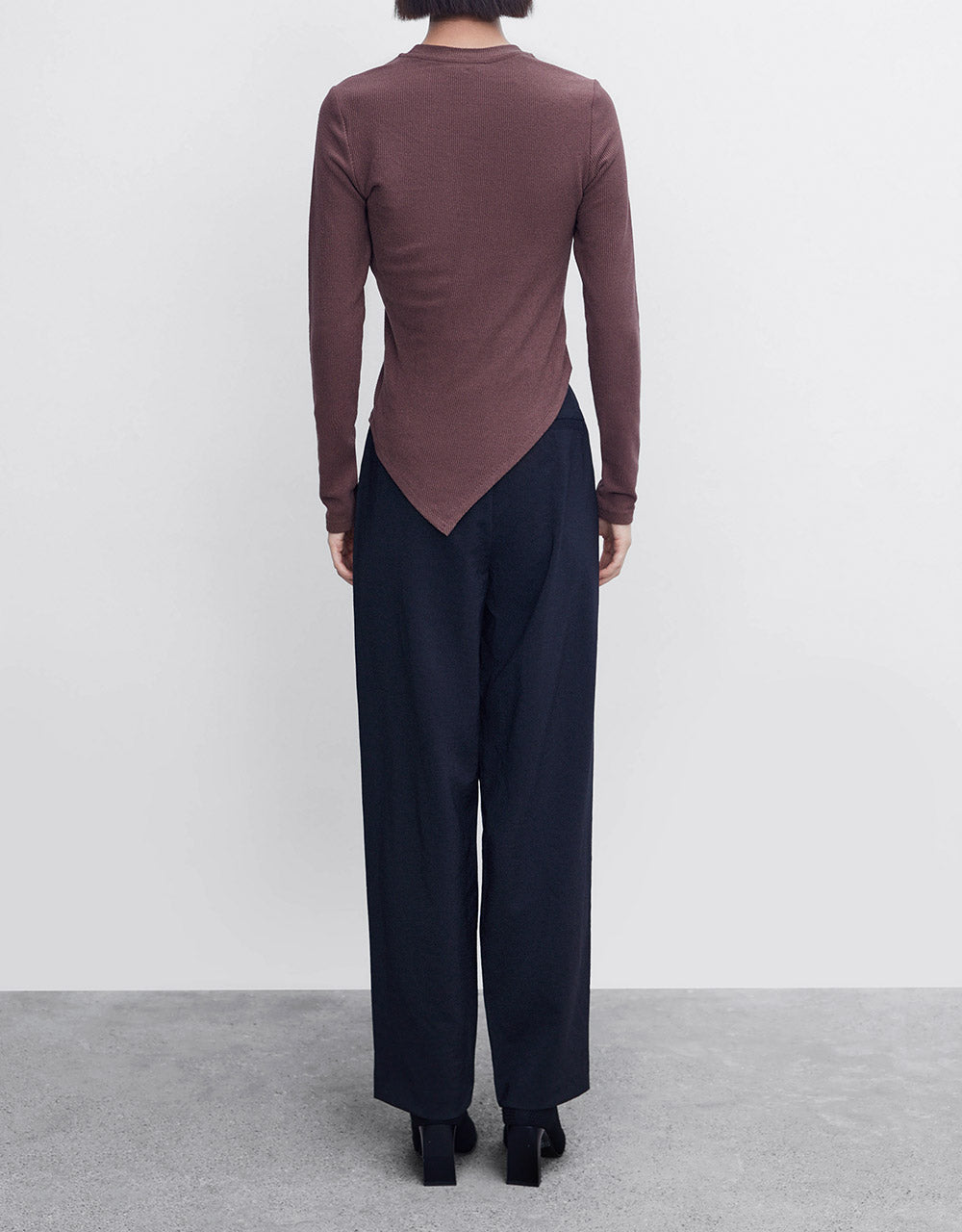 High Waist Relaxed Fit Pants