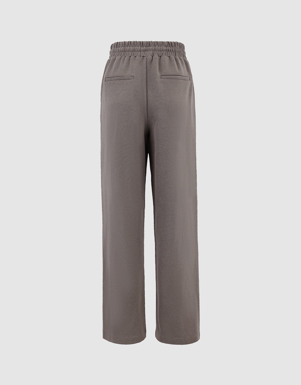Elastic Waist Wide Leg Pants