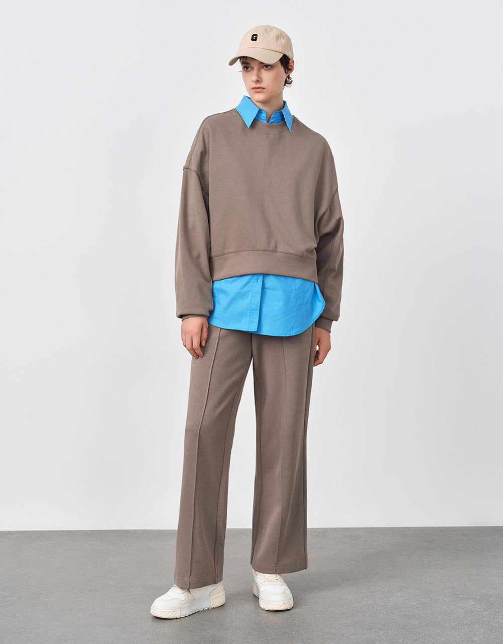 Elastic Waist Wide Leg Pants