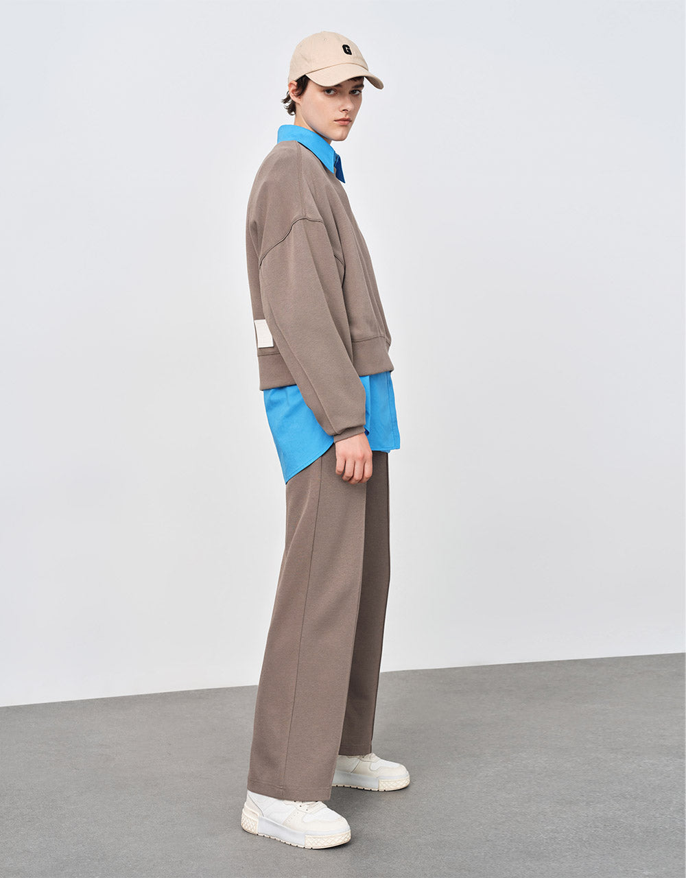 Elastic Waist Wide Leg Pants