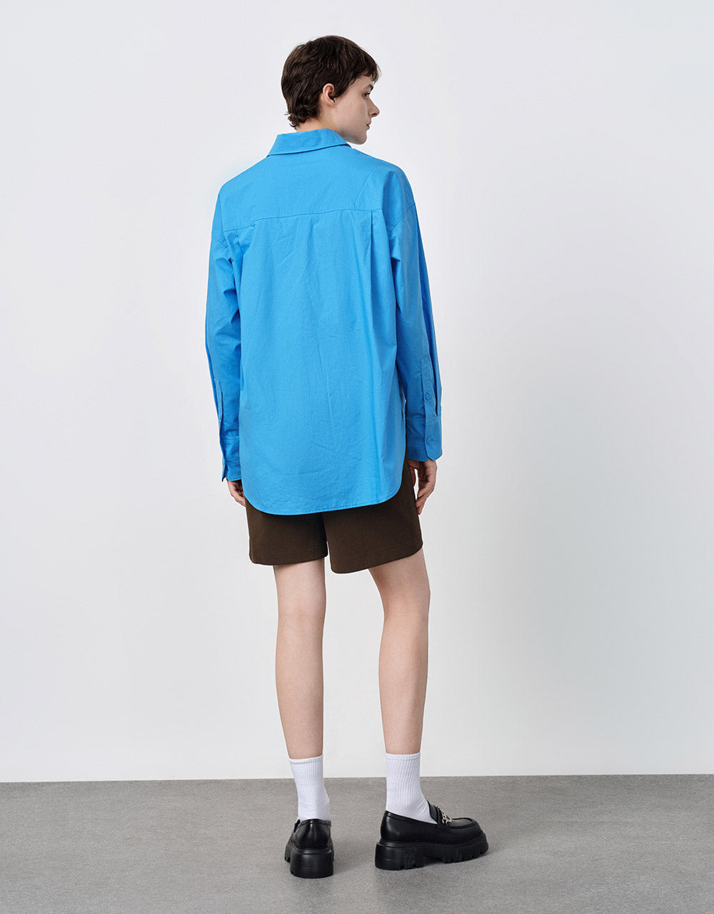 Faux Leather Textured Shorts