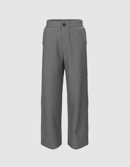 Plain Straight Pants
