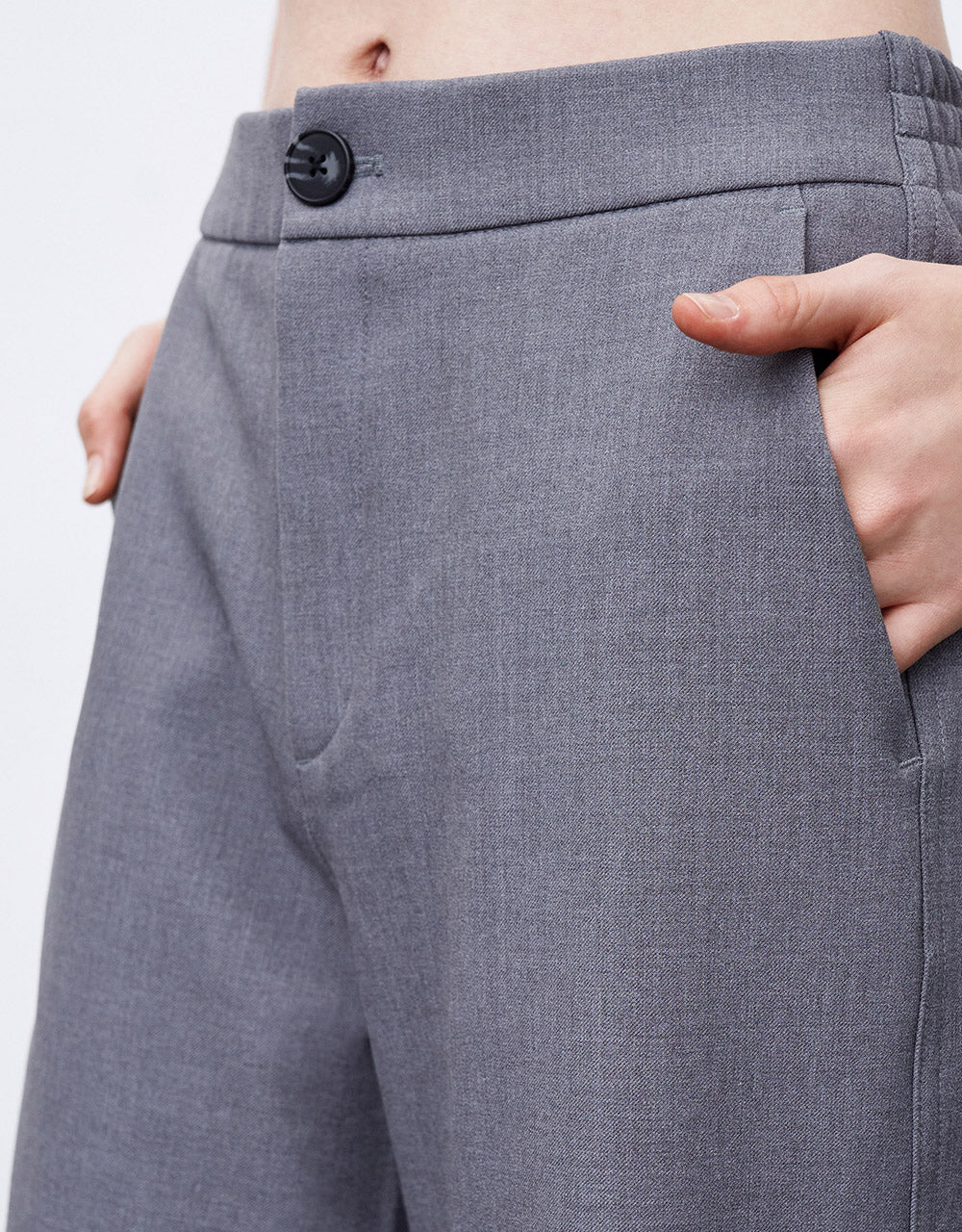 Plain Straight Pants