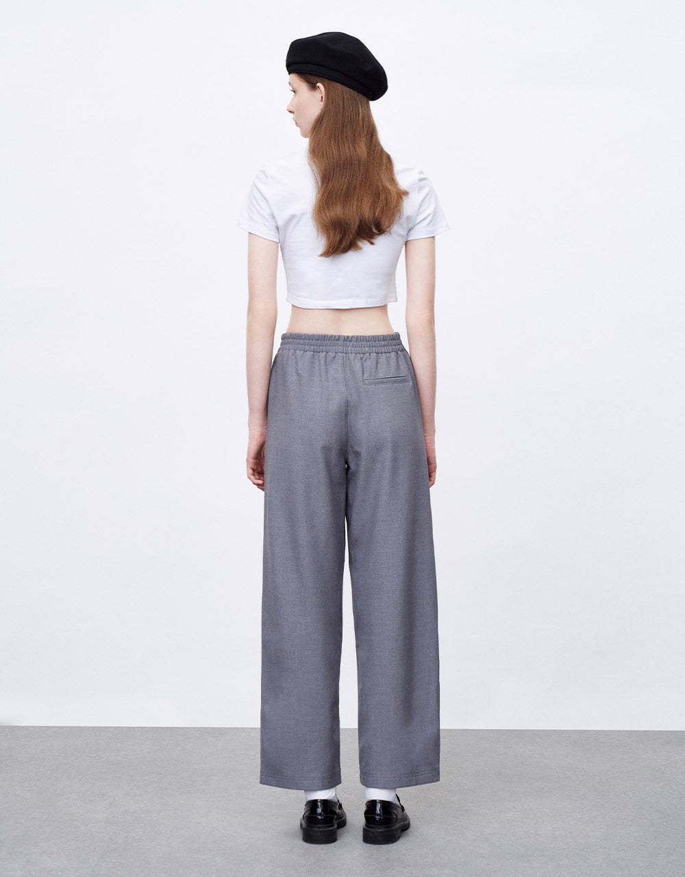 Plain Straight Pants