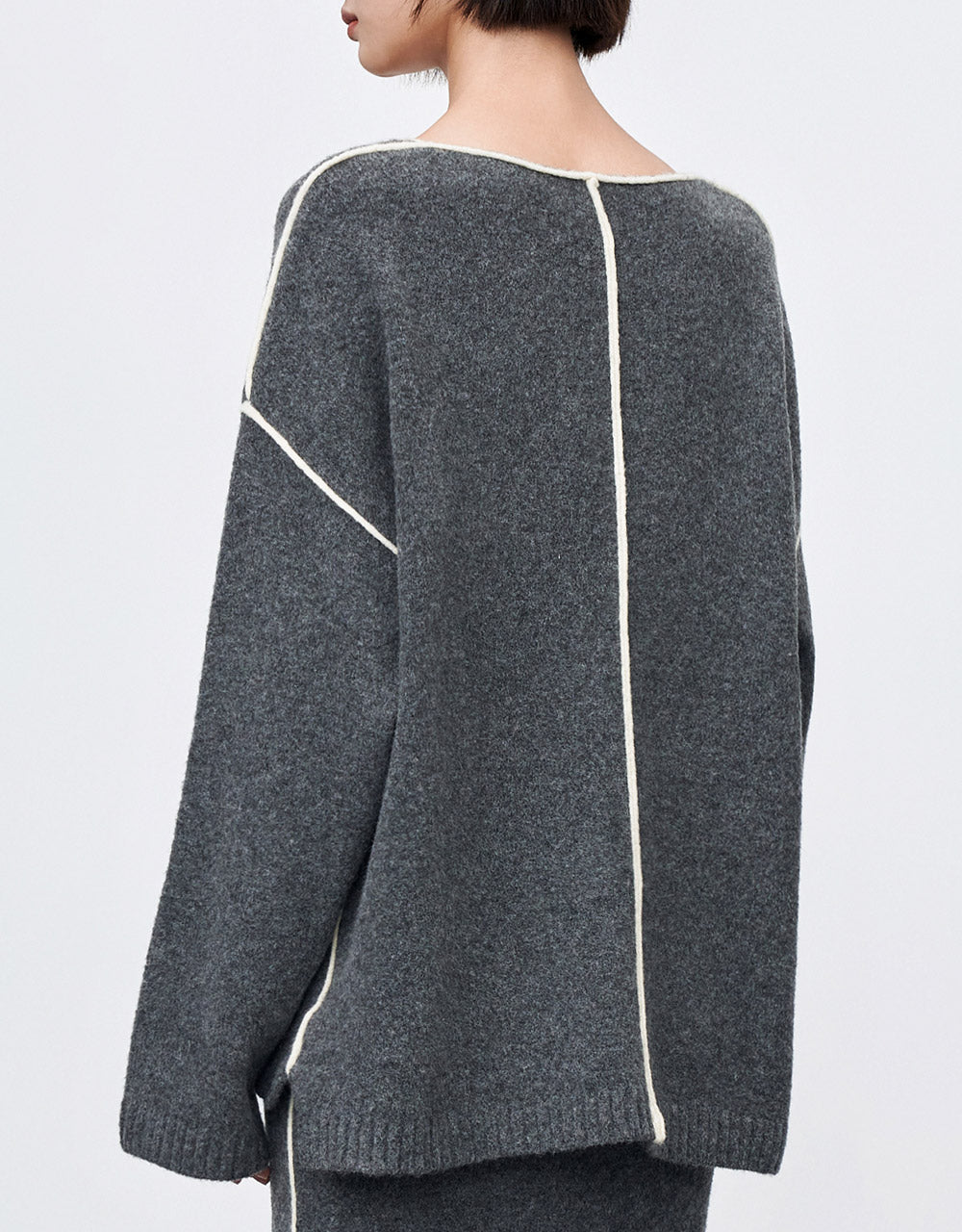 Contrast Trim Sweater