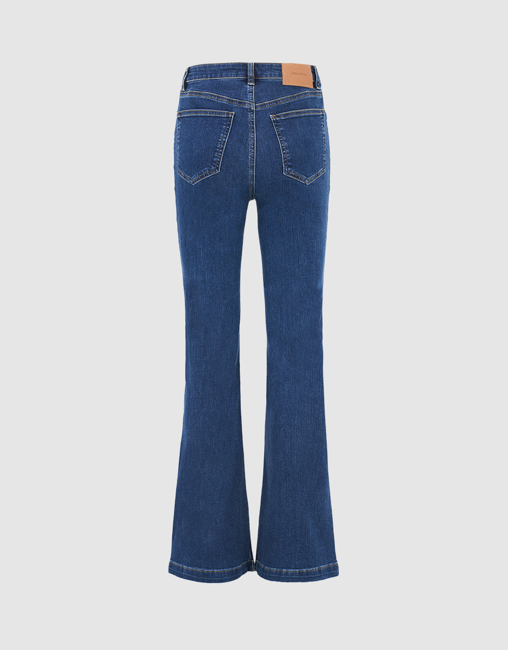 Slit Hem Flare Jeans