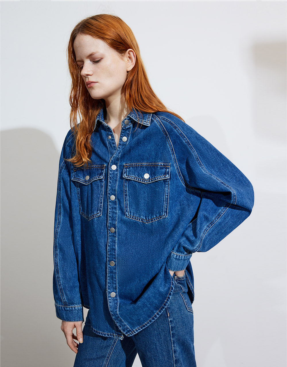 Button Up Denim Shirt