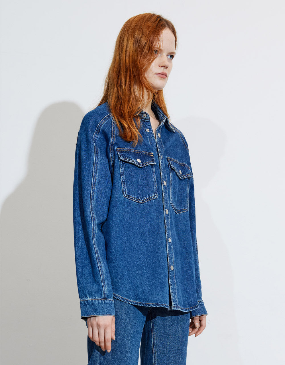 Button Up Denim Shirt