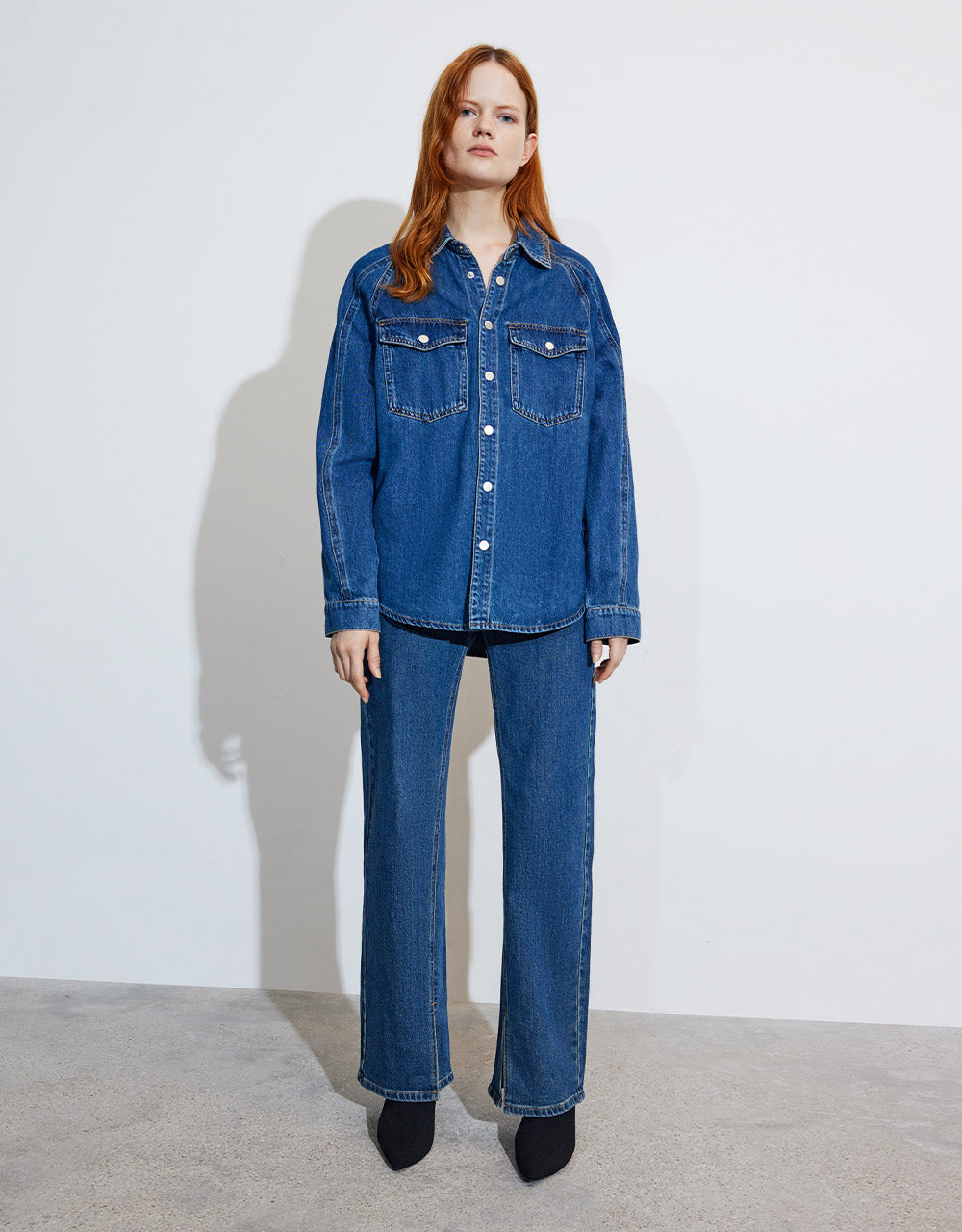 Button Up Denim Shirt