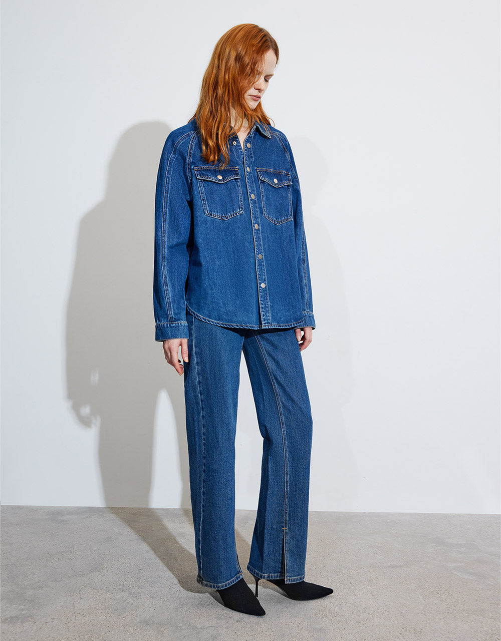 Button Up Denim Shirt