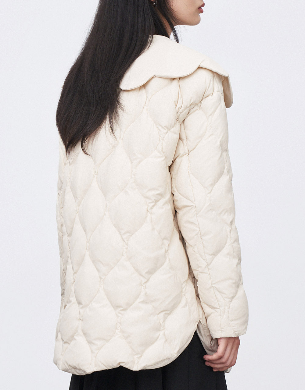 Bow Detail Down Jacket