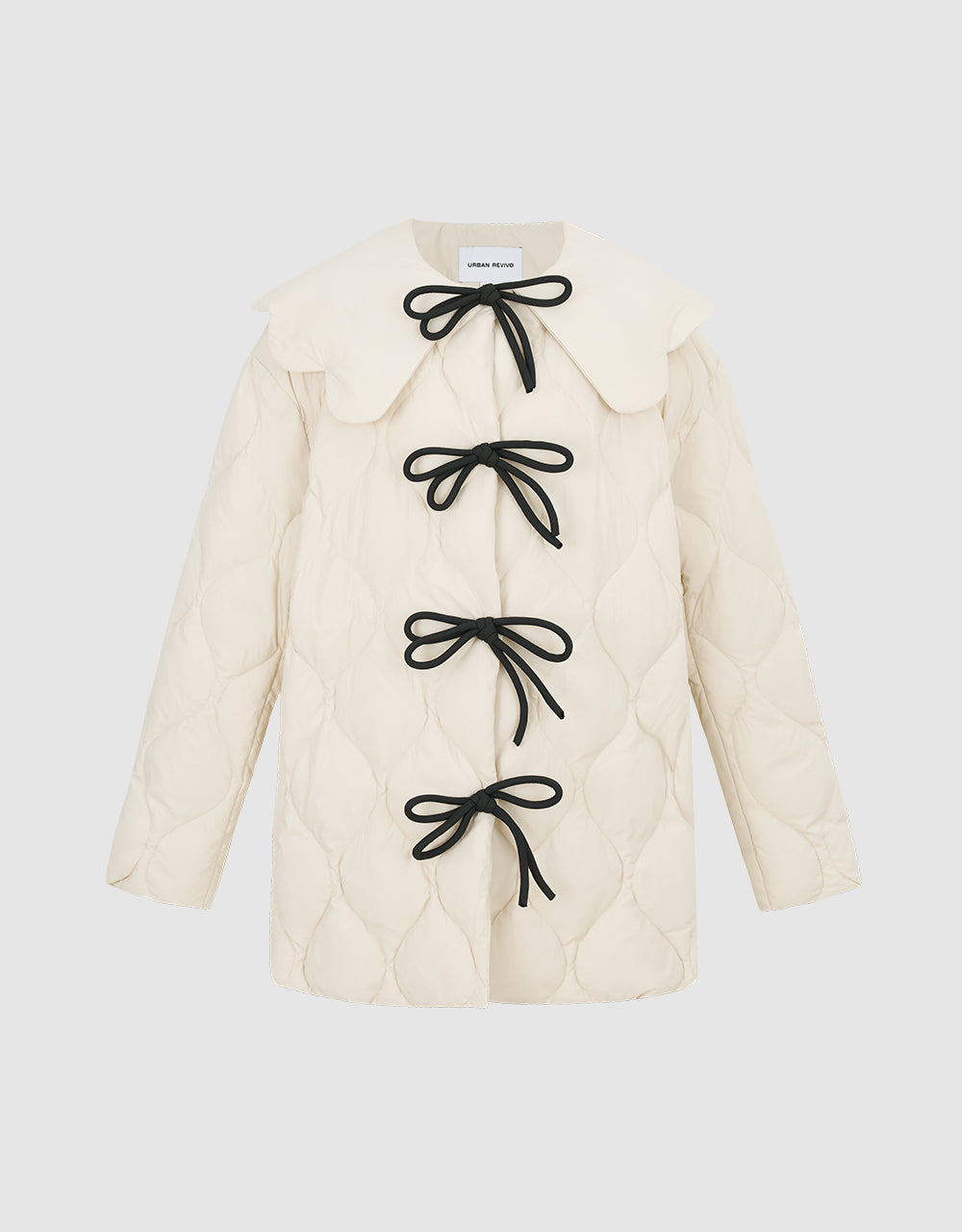 Bow Detail Down Jacket