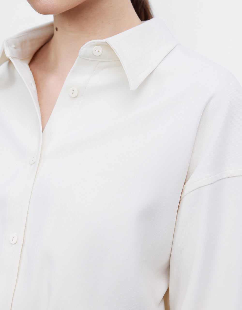 Button Up Plain Shirt