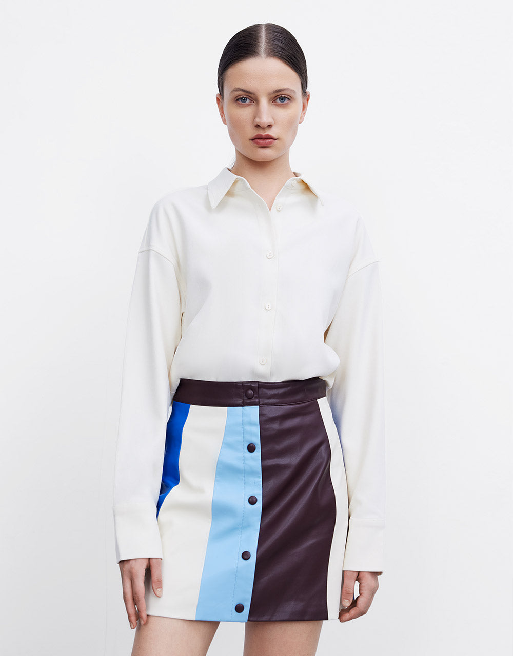 Button Up Plain Shirt