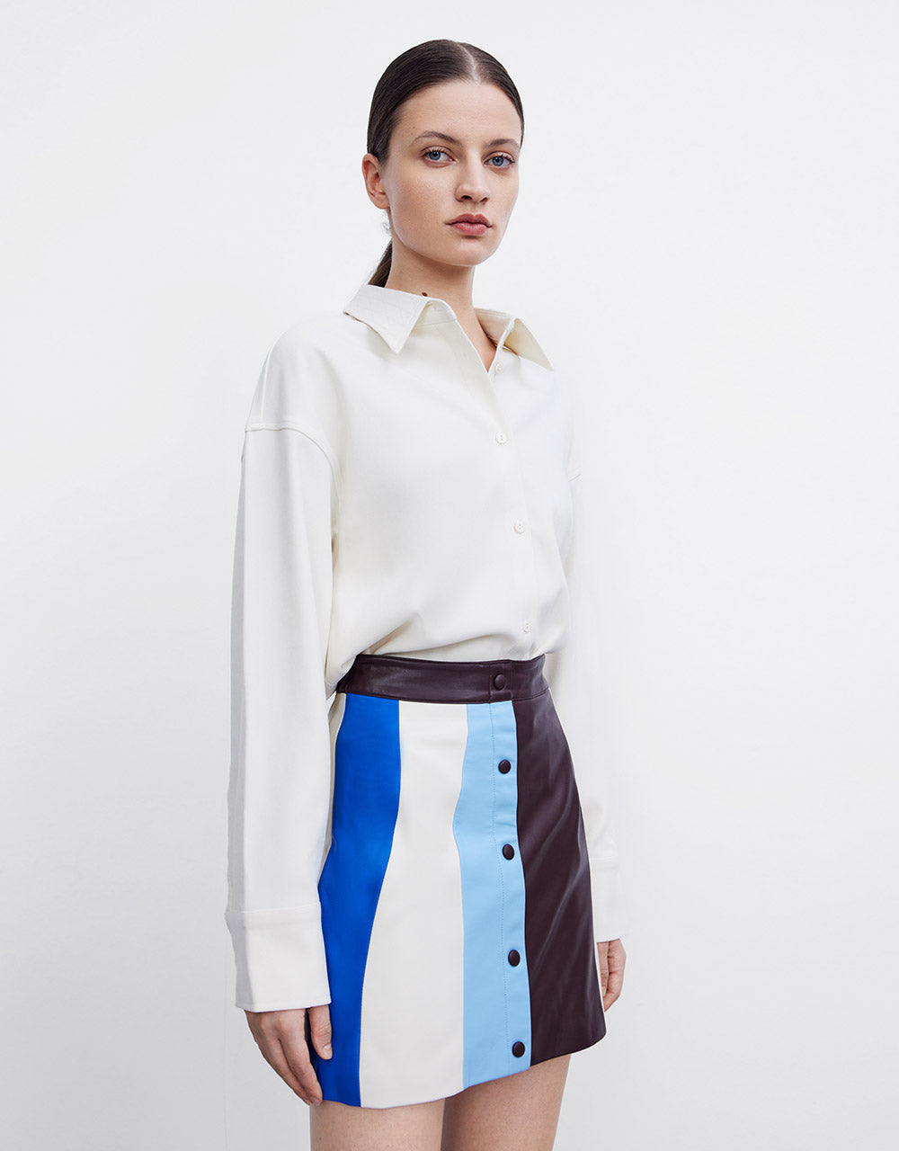 Button Up Plain Shirt