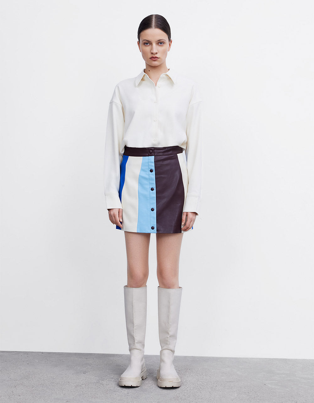 Button Up Plain Shirt