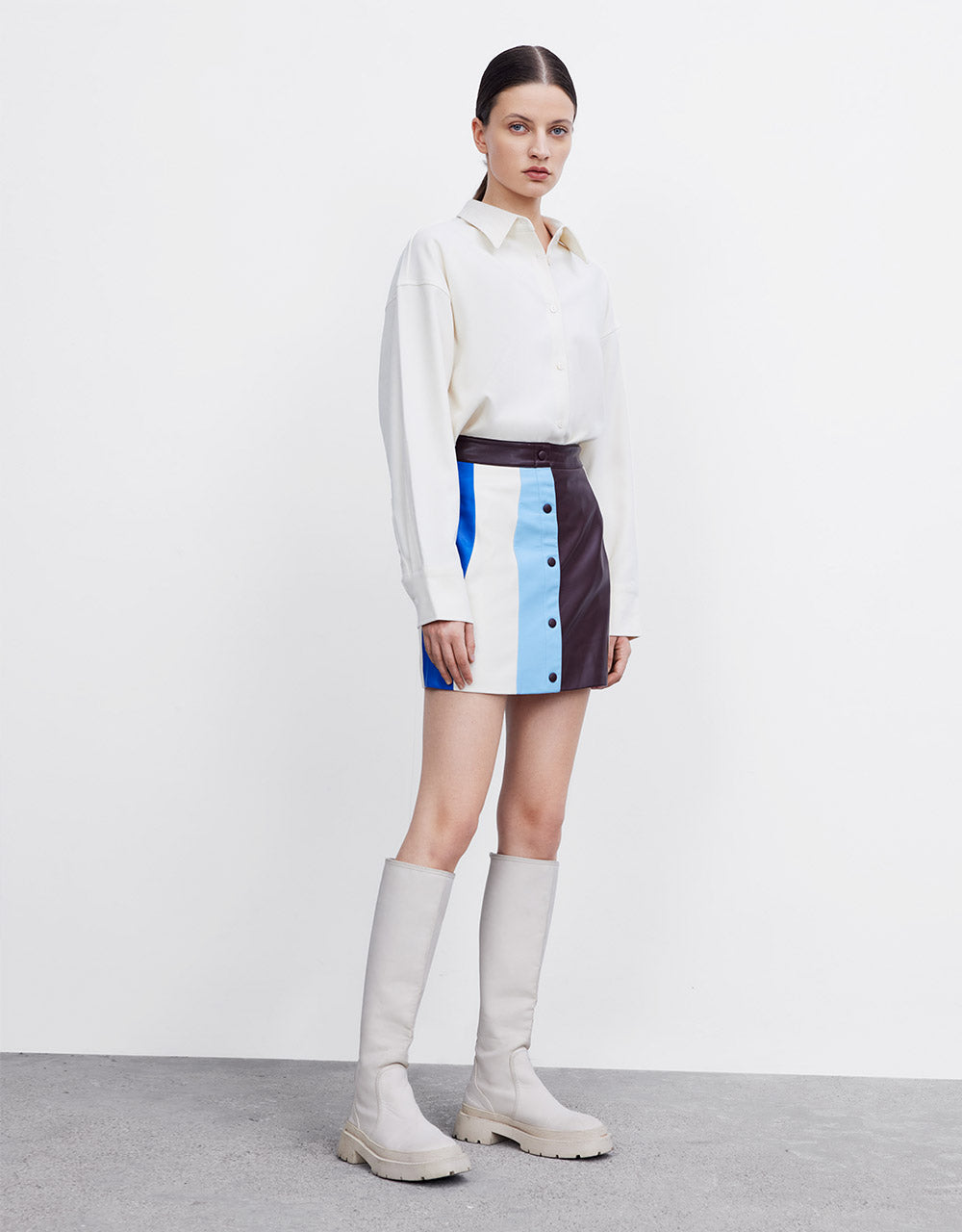 Button Up Plain Shirt