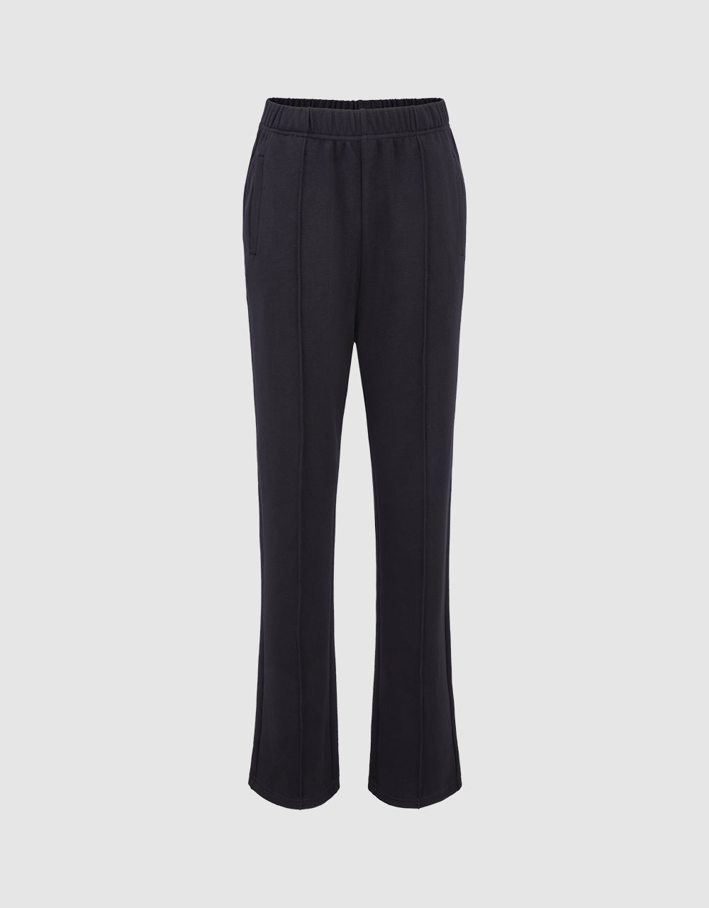 Stitch Detail Straight Pants