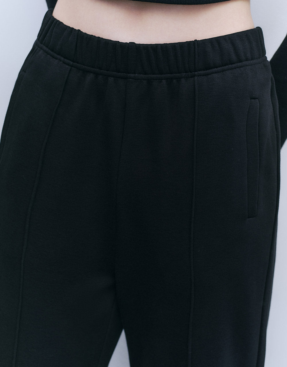 Stitch Detail Straight Pants