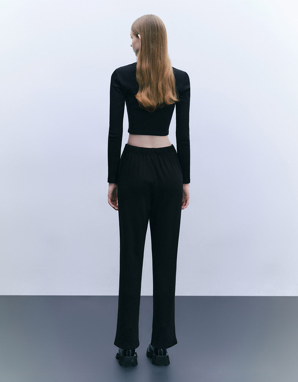 Stitch Detail Straight Pants