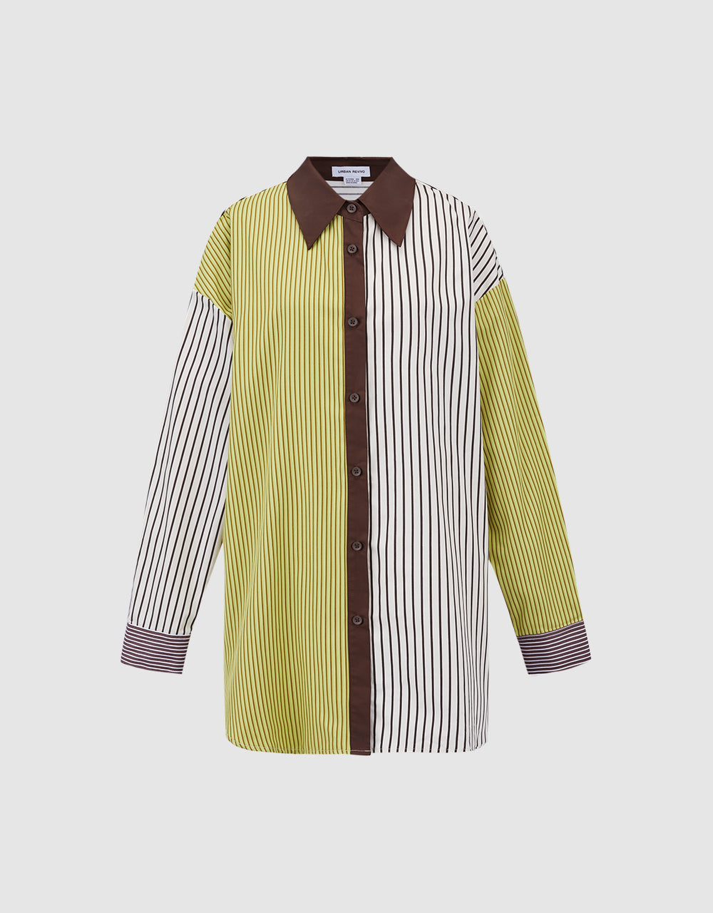 Colorblock Striped Shirt