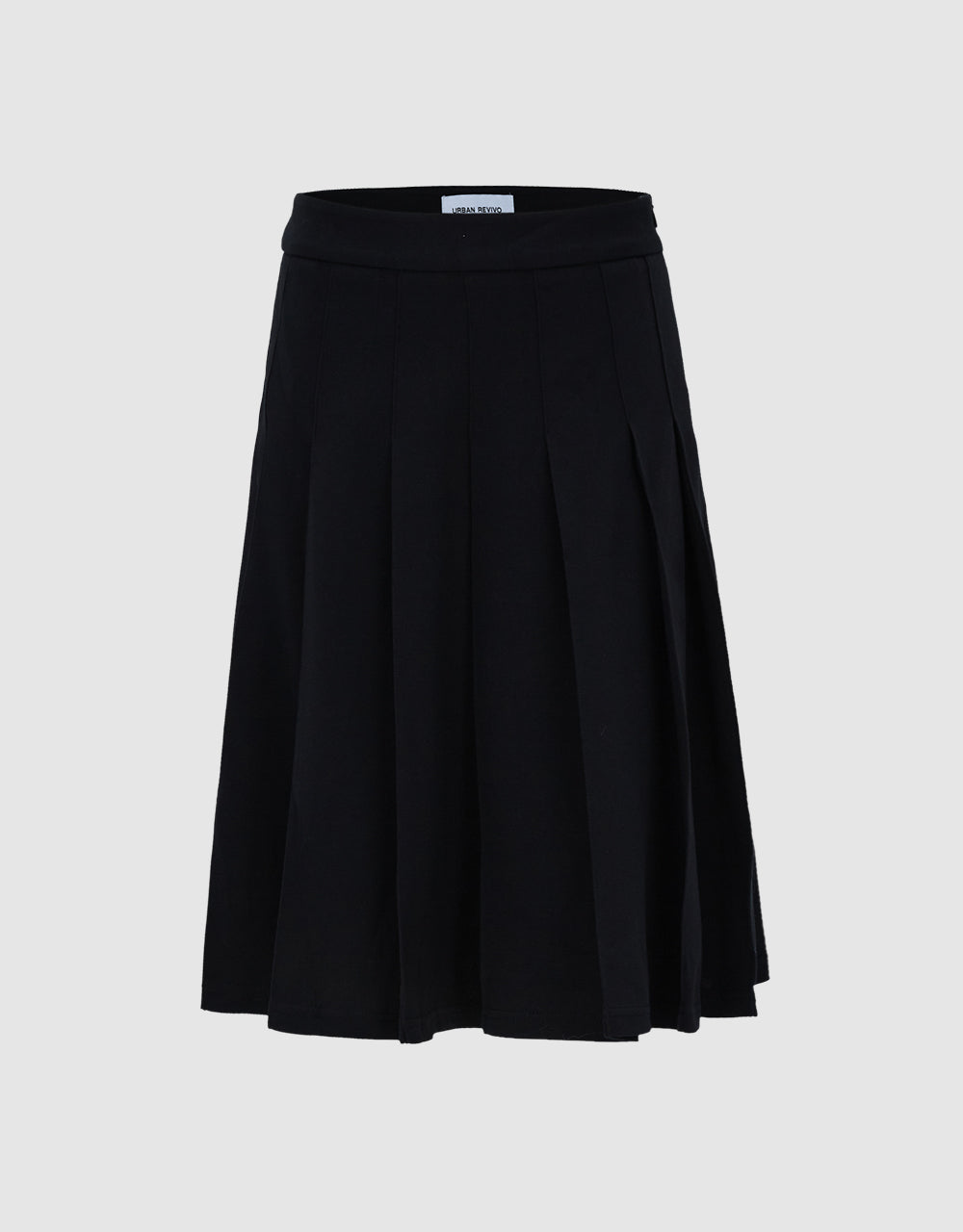 Pleated Midi Skirt