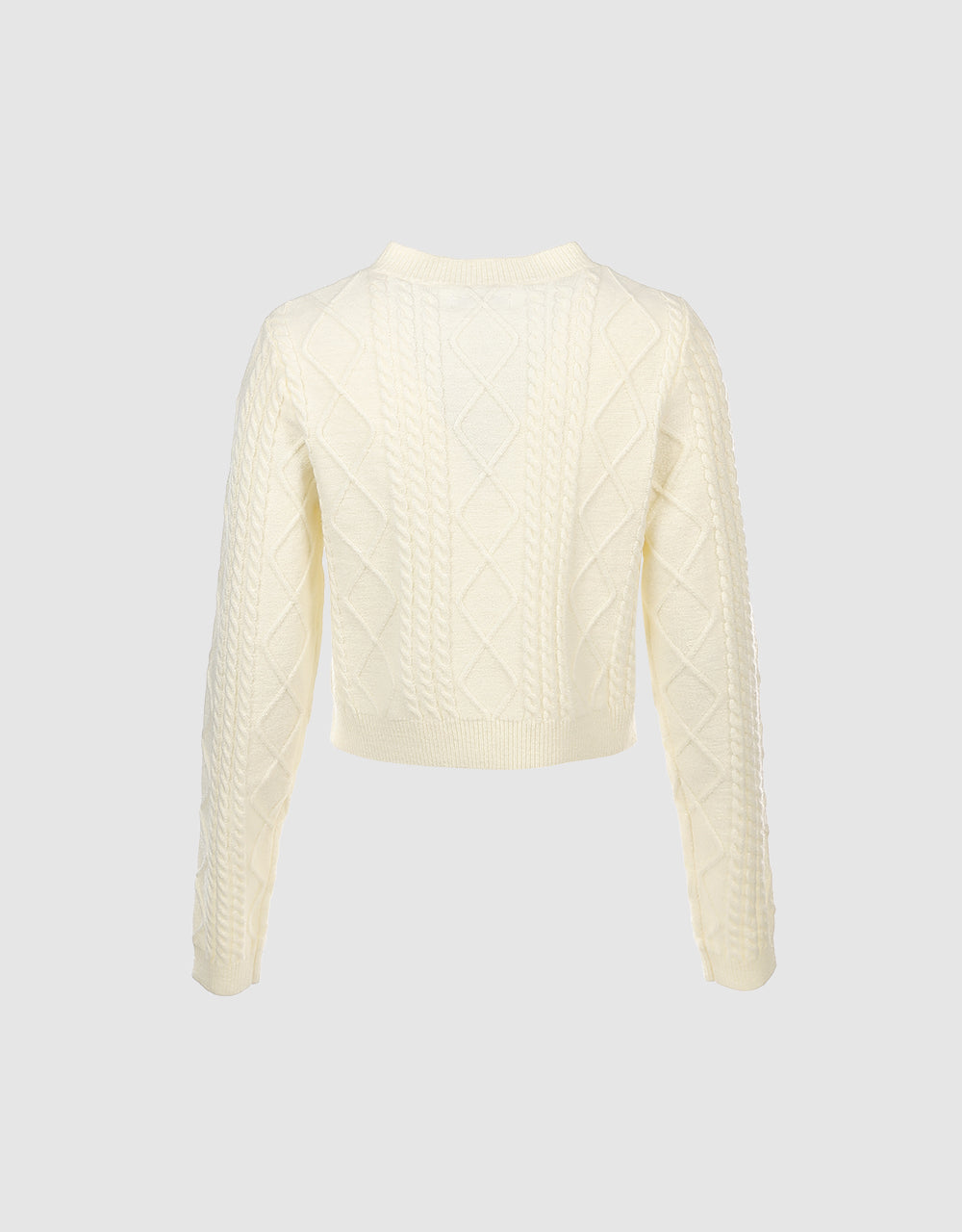 Bow Detail Cropped Cardigan